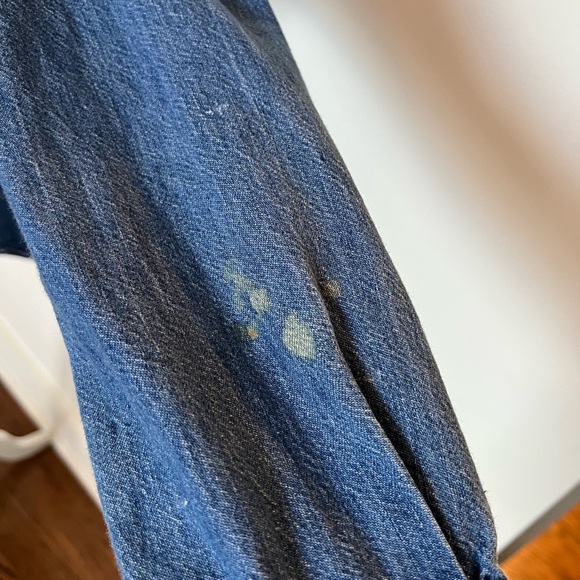 Vintage Wrangler pearl snap button down denim shirt. - Picture 5 of 6